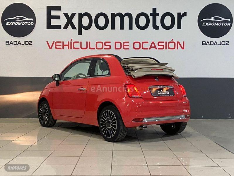 Fiat 500C Lounge 1.2 8v 51KW 69 CV de 2018 con 54.500 Km por 12.900 EUR. en Badajoz