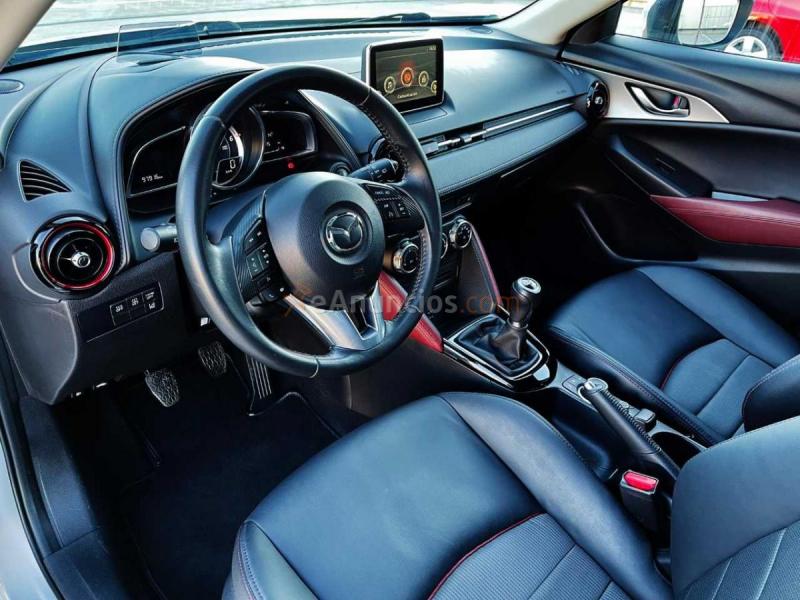 Mazda cx-3 1.5d skyavtiv luxury con cuero completo, cámara trasera, bluetooth...