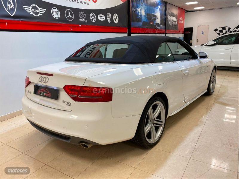 Audi A5 Cabrio 3.0 TDI 240cv DPF quattro Stronic de 2010 con 130.000 Km por 18.500 EUR. en Murcia