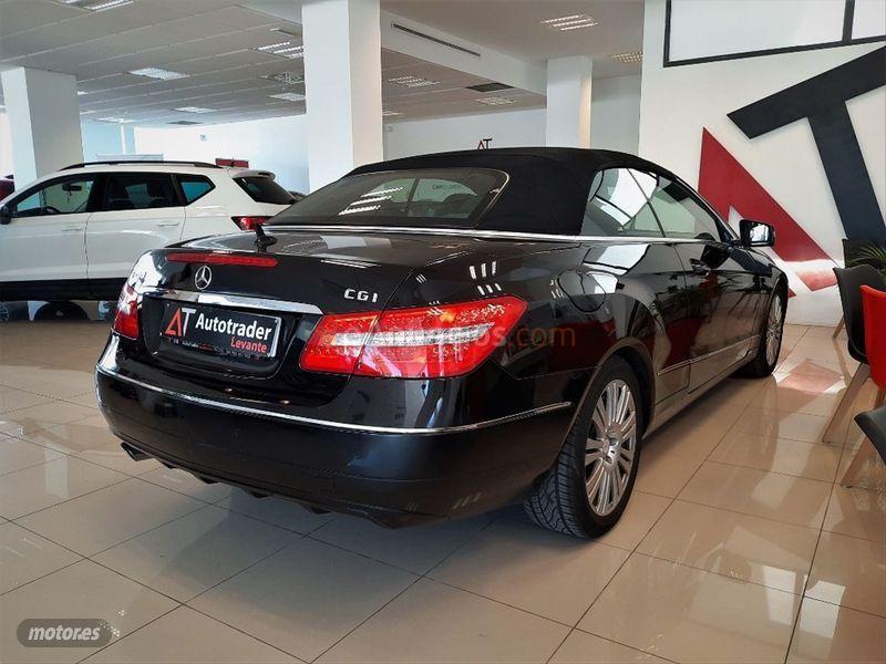 Mercedes Clase E Cabrio E 200 CGI BE Avantgarde de 2010 con 122.500 Km por 19.999 EUR. en Alicante