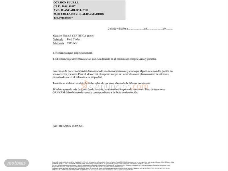 Ford C-Max 1.0 EcoBoost 92kW 125CV Trend de 2016 con 91.444 Km por 11.900 EUR. en Albacete